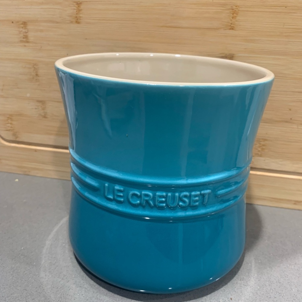 Le Creuset Teal Utensil Holder